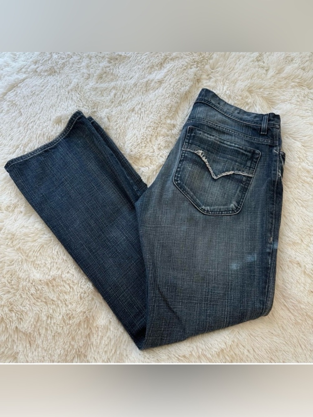 INC International Concepts RIO Straight Jeans Men’s 36x34 Blue Denim Classic Fit